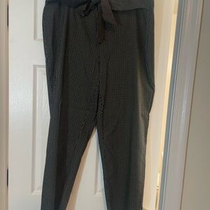 Black and White Checkered Pants